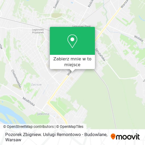 Mapa Pozorek Zbigniew. Usługi Remontowo - Budowlane