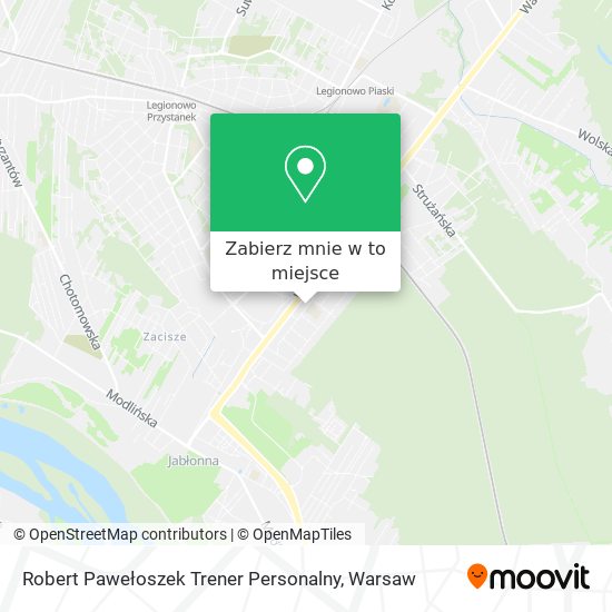 Mapa Robert Pawełoszek Trener Personalny