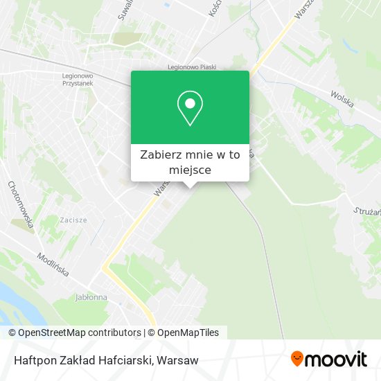 Mapa Haftpon Zakład Hafciarski