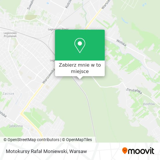 Mapa Motokursy Rafał Moniewski