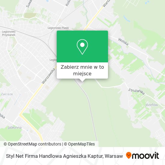 Mapa Styl Net Firma Handlowa Agnieszka Kaptur