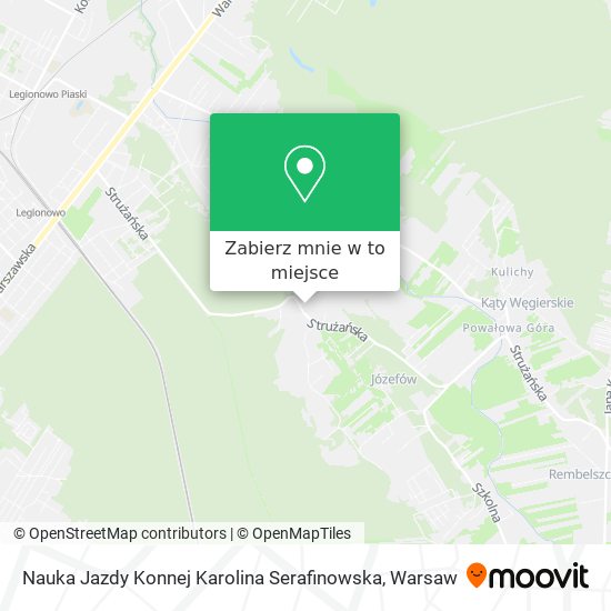 Mapa Nauka Jazdy Konnej Karolina Serafinowska