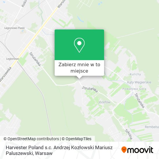 Mapa Harvester Poland s.c. Andrzej Kozłowski Mariusz Paluszewski