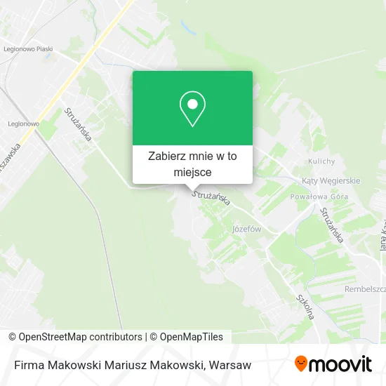 Mapa Firma Makowski Mariusz Makowski