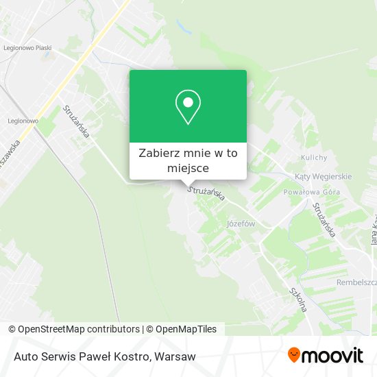 Mapa Auto Serwis Paweł Kostro