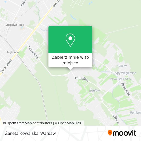 Mapa Żaneta Kowalska