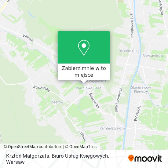 Mapa Krztoń Małgorzata. Biuro Usług Księgowych