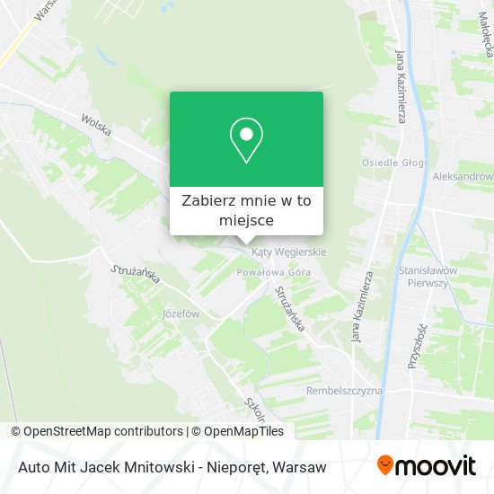 Mapa Auto Mit Jacek Mnitowski - Nieporęt