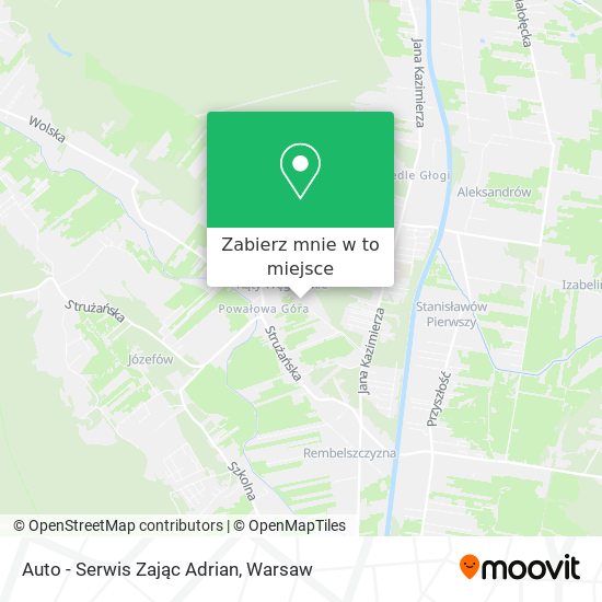 Mapa Auto - Serwis Zając Adrian