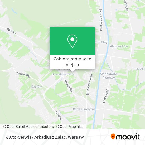 Mapa \Auto-Serwis\ Arkadiusz Zając