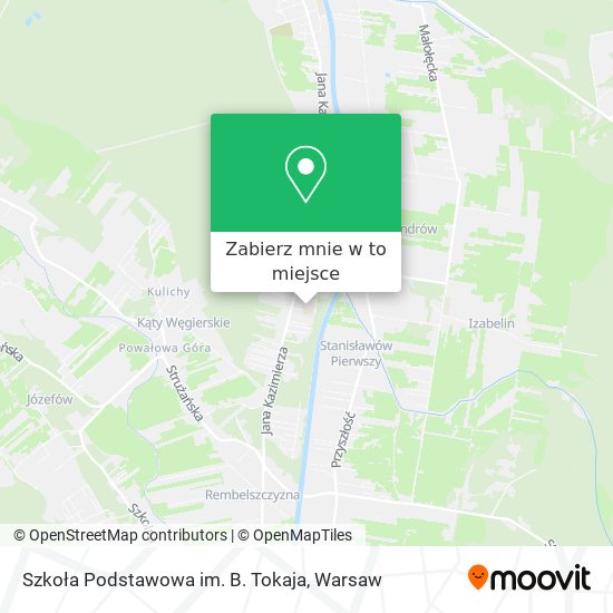 Mapa Szkoła Podstawowa im. B. Tokaja