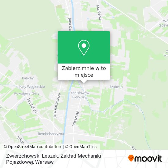 Mapa Zwierzchowski Leszek. Zakład Mechaniki Pojazdowej