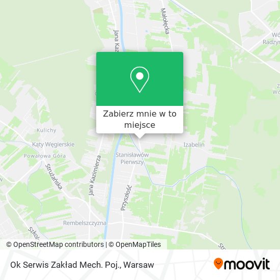 Mapa Ok Serwis Zakład Mech. Poj.