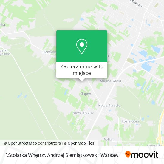 Mapa \Stolarka Wnętrz\ Andrzej Siemiątkowski