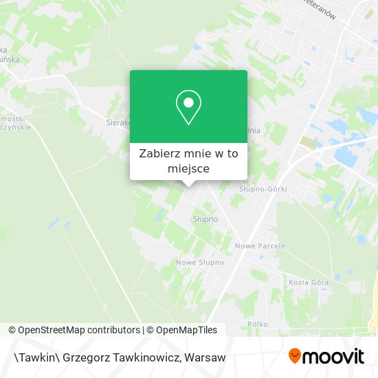 Mapa \Tawkin\ Grzegorz Tawkinowicz