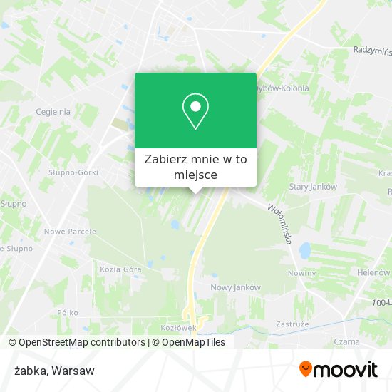 Mapa żabka