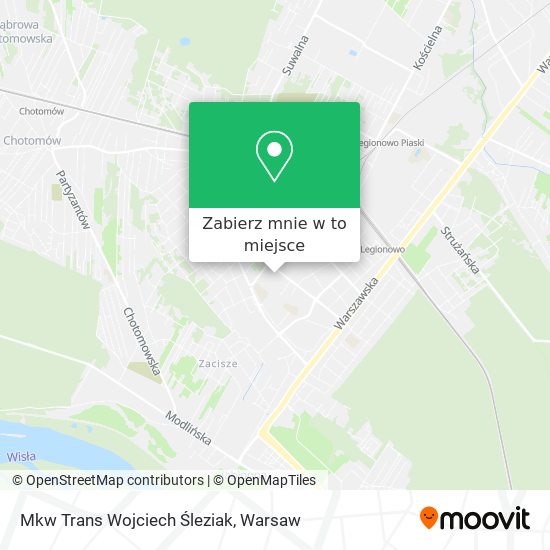 Mapa Mkw Trans Wojciech Śleziak