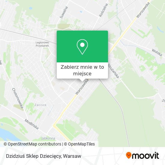 Mapa Dzidziuś Sklep Dziecięcy