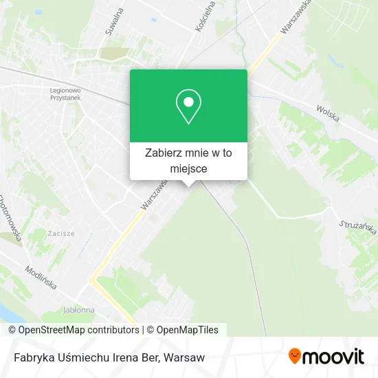 Mapa Fabryka Uśmiechu Irena Ber