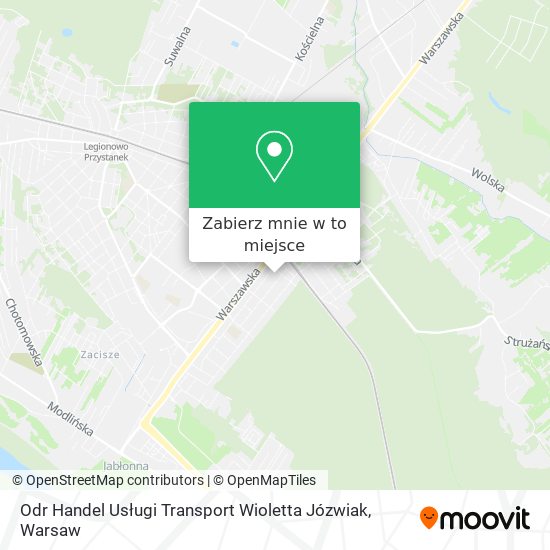 Mapa Odr Handel Usługi Transport Wioletta Józwiak