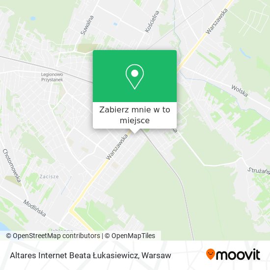 Mapa Altares Internet Beata Łukasiewicz