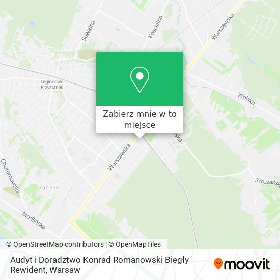 Mapa Audyt i Doradztwo Konrad Romanowski Biegły Rewident