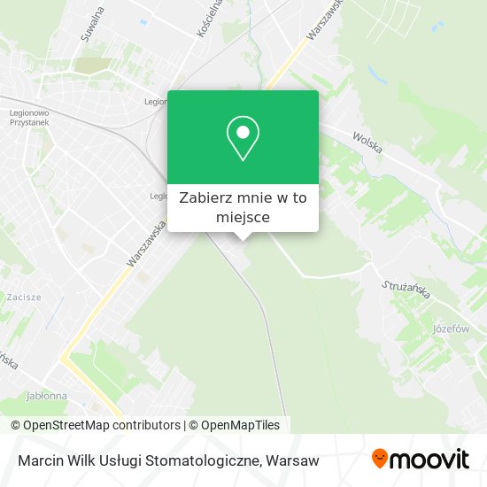 Mapa Marcin Wilk Usługi Stomatologiczne