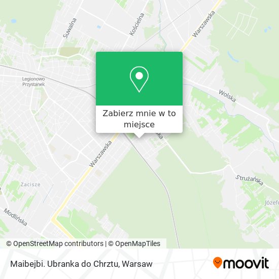 Mapa Maibejbi. Ubranka do Chrztu