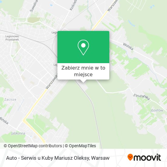 Mapa Auto - Serwis u Kuby Mariusz Oleksy