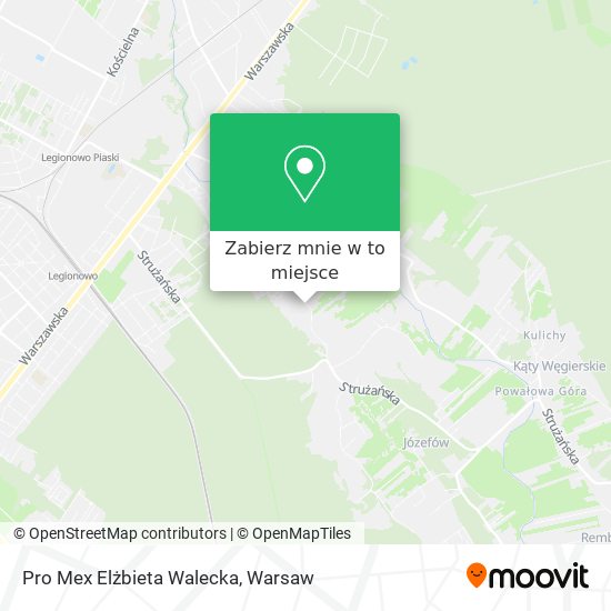 Mapa Pro Mex Elżbieta Walecka