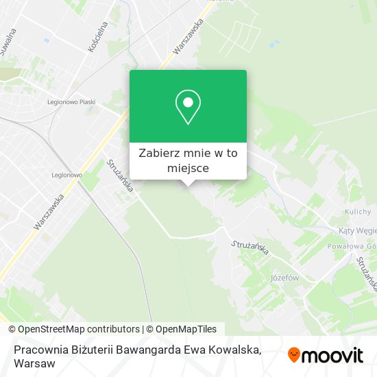 Mapa Pracownia Biżuterii Bawangarda Ewa Kowalska