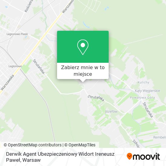 Mapa Derwik Agent Ubezpieczeniowy Widort Ireneusz Paweł