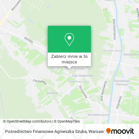 Mapa Pośrednictwo Finansowe Agnieszka Szuba