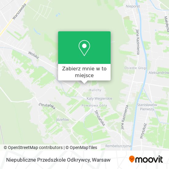 Mapa Niepubliczne Przedszkole Odkrywcy