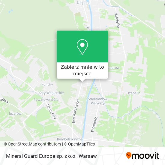 Mapa Mineral Guard Europe sp. z o.o.