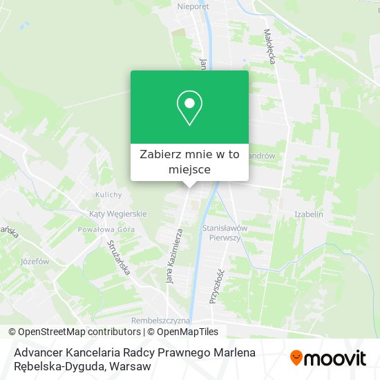 Mapa Advancer Kancelaria Radcy Prawnego Marlena Rębelska-Dyguda