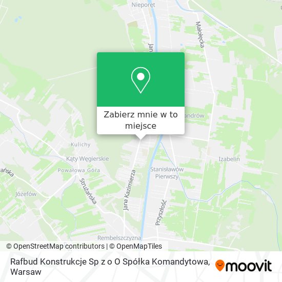 Mapa Rafbud Konstrukcje Sp z o O Spółka Komandytowa