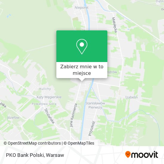 Mapa PKO Bank Polski