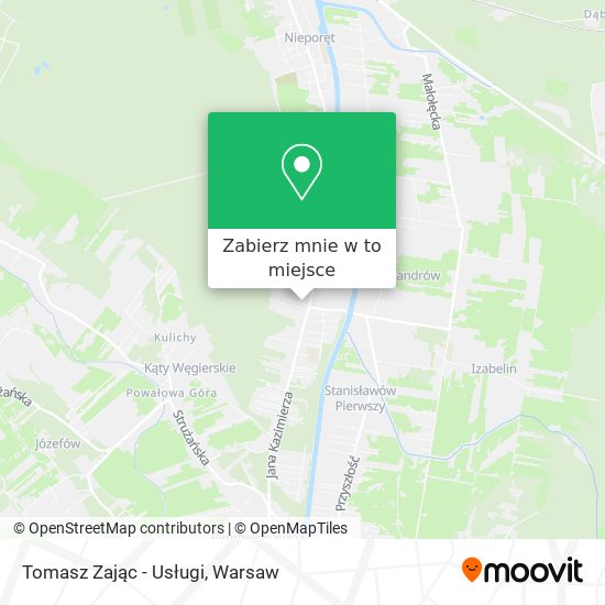 Mapa Tomasz Zając - Usługi