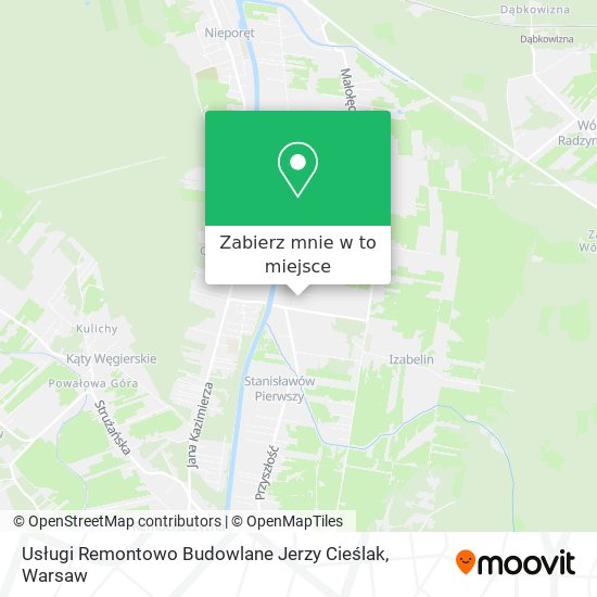 Mapa Usługi Remontowo Budowlane Jerzy Cieślak