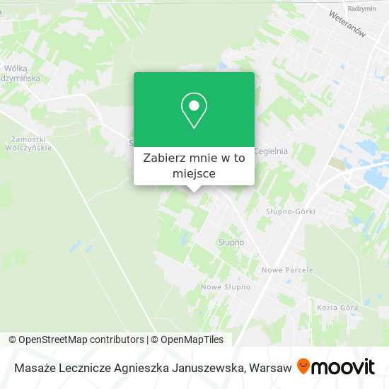 Mapa Masaże Lecznicze Agnieszka Januszewska