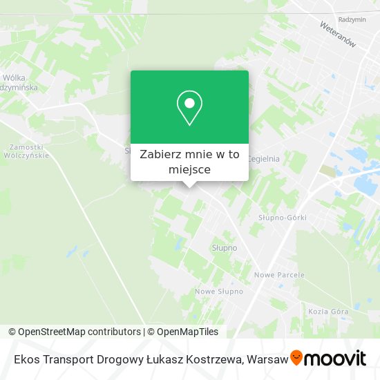 Mapa Ekos Transport Drogowy Łukasz Kostrzewa