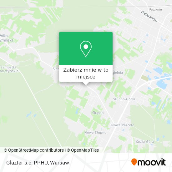 Mapa Glazter s.c. PPHU