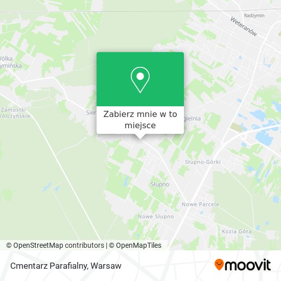 Mapa Cmentarz Parafialny