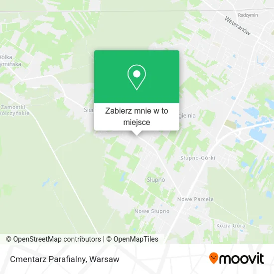 Mapa Cmentarz Parafialny