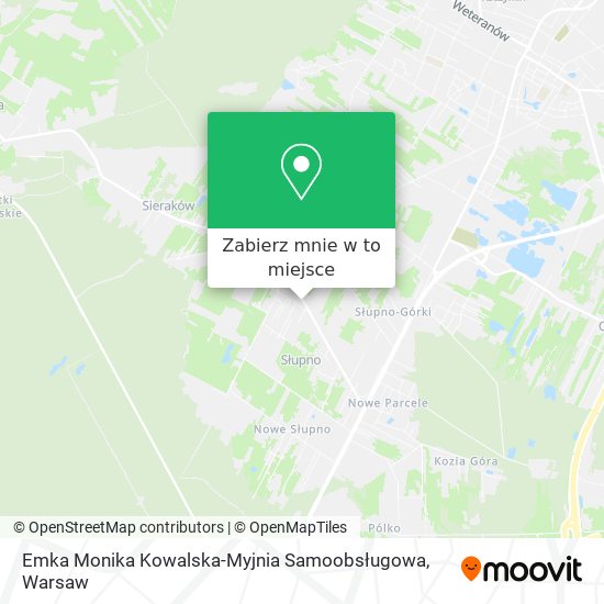 Mapa Emka Monika Kowalska-Myjnia Samoobsługowa