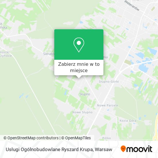 Mapa Usługi Ogólnobudowlane Ryszard Krupa