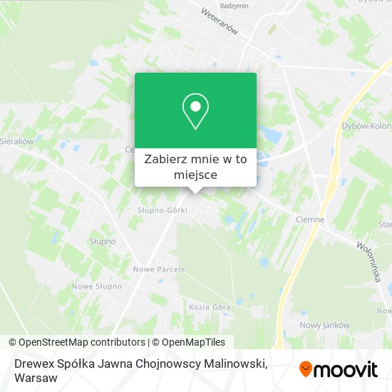 Mapa Drewex Spółka Jawna Chojnowscy Malinowski