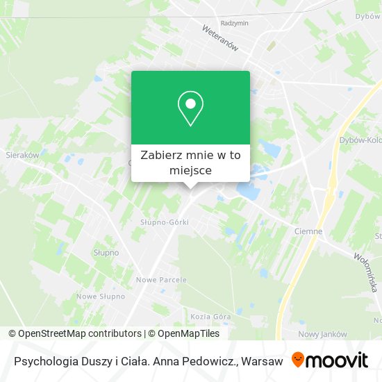 Mapa Psychologia Duszy i Ciała. Anna Pedowicz.