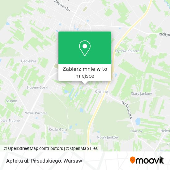 Mapa Apteka ul. Piłsudskiego